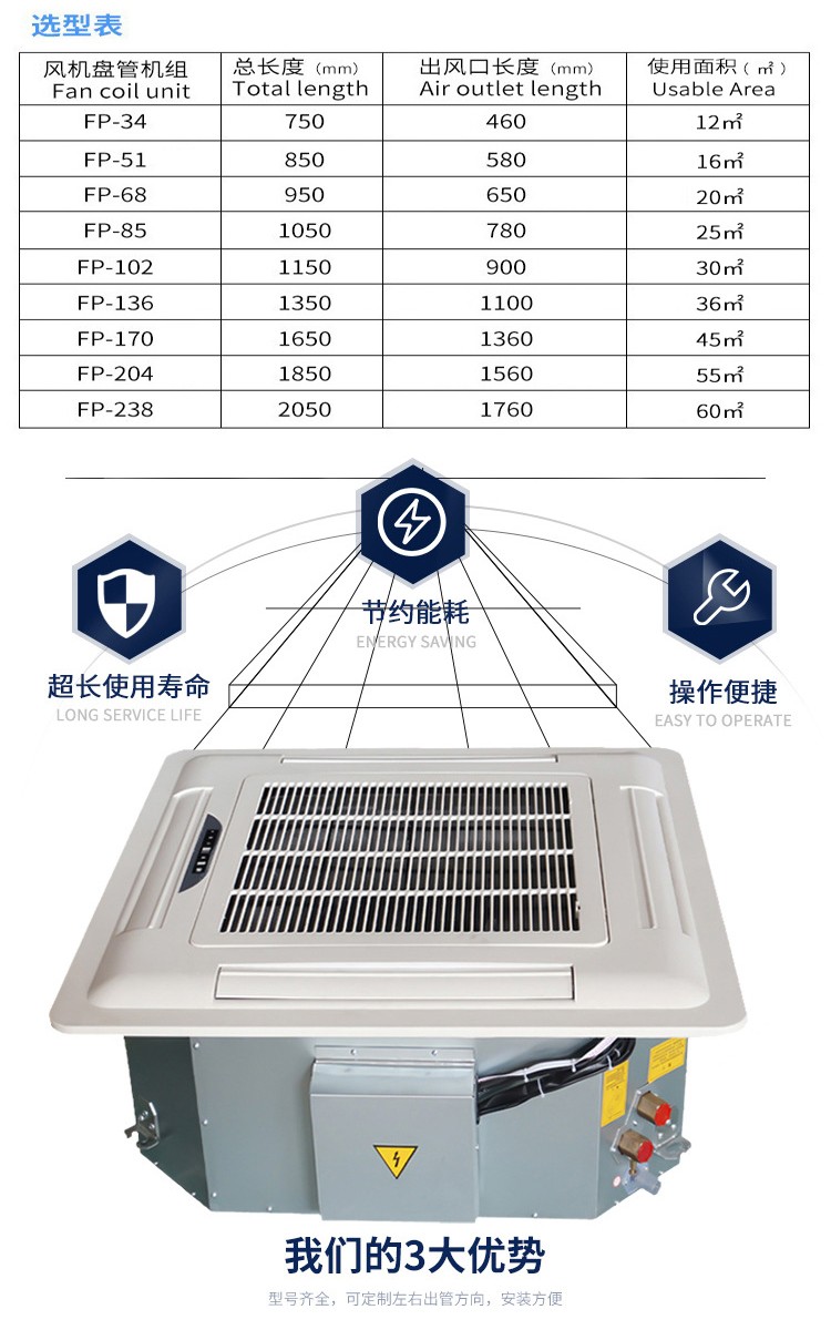 卡式風(fēng)機盤管的工作原理保護(hù)措施